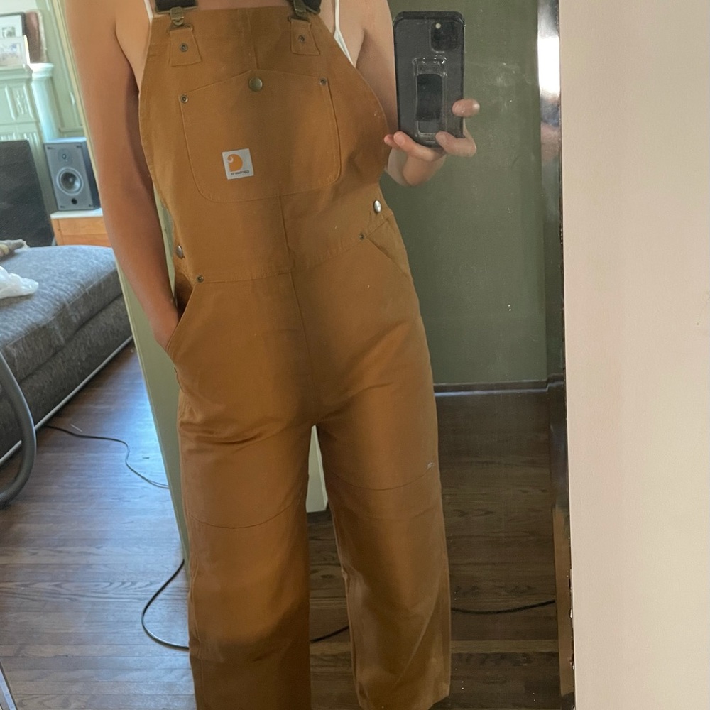 NWOT Carhartt Duck Washed Bib Overall
